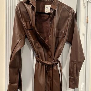 Abercrombie & Fitch Leather Dress
